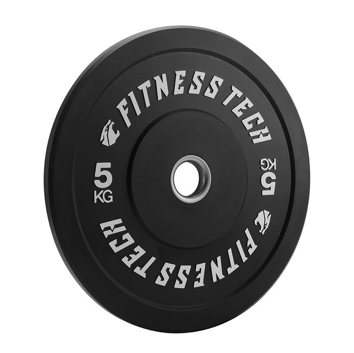 Lot de 150kg Disque Bumper Plate Noir Haute Résistance