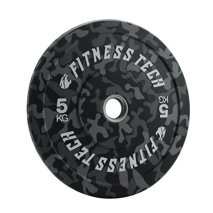 Lot de 150kg Disque Bumper Plate Camouflage Flecks Haute Résistance