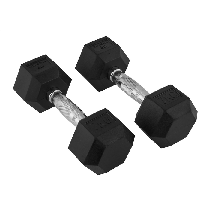 Mancuernas Hexagonales 1-9 Kg / Set 2 unidades