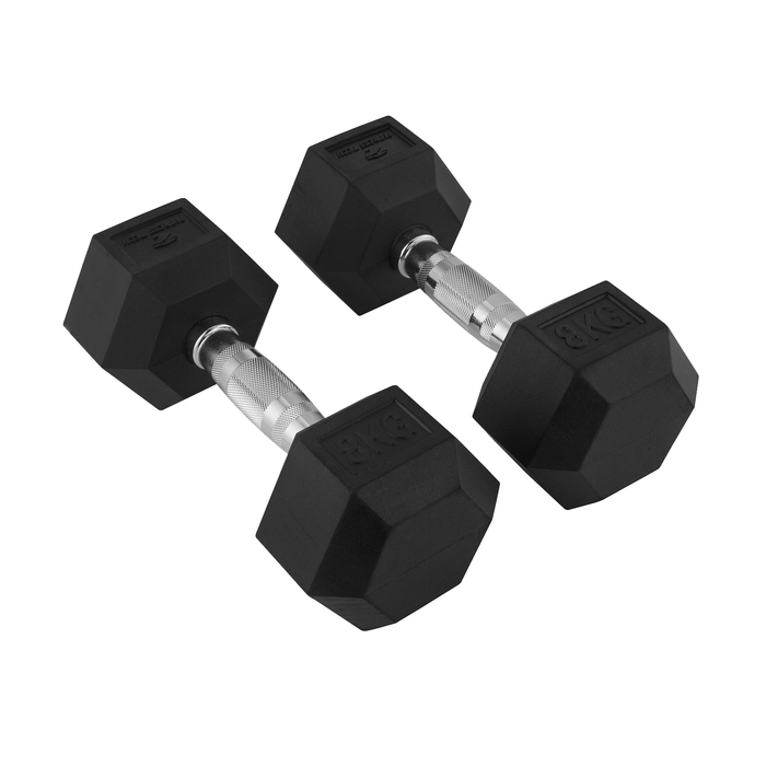 Mancuernas Hexagonales 1-9 Kg / Set 2 unidades