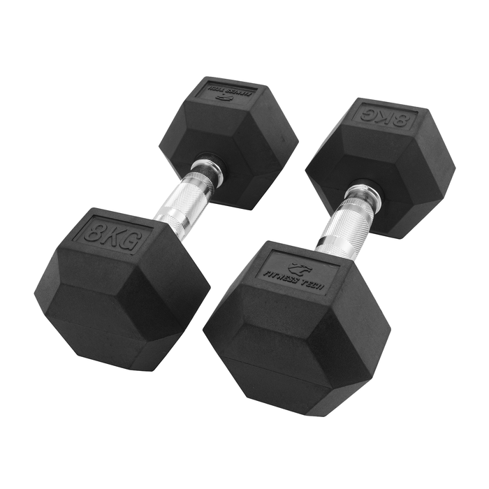 Mancuernas Hexagonales 1-9 Kg / Set 2 unidades