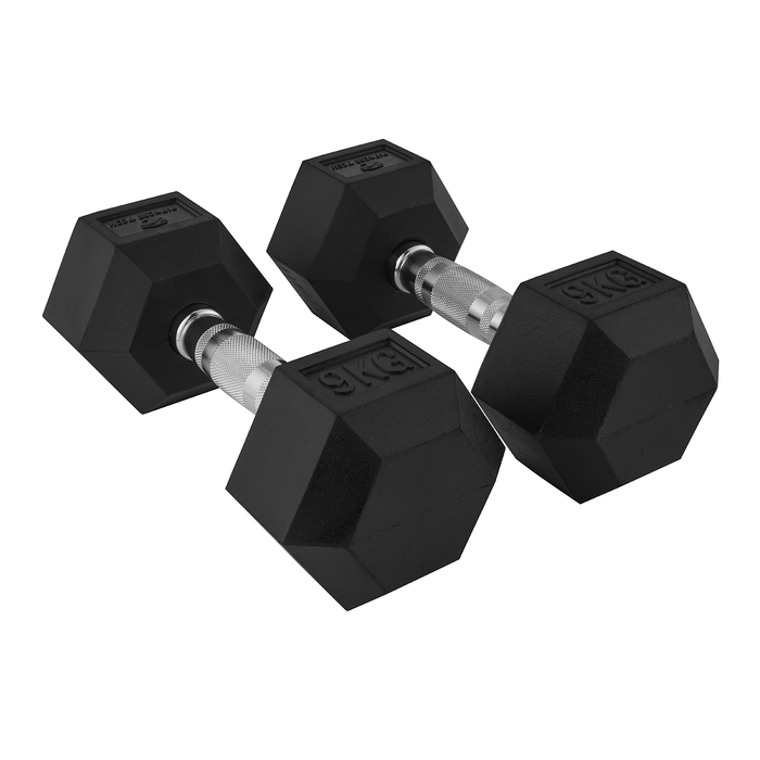 Mancuernas Hexagonales 1-9 Kg / Set 2 unidades