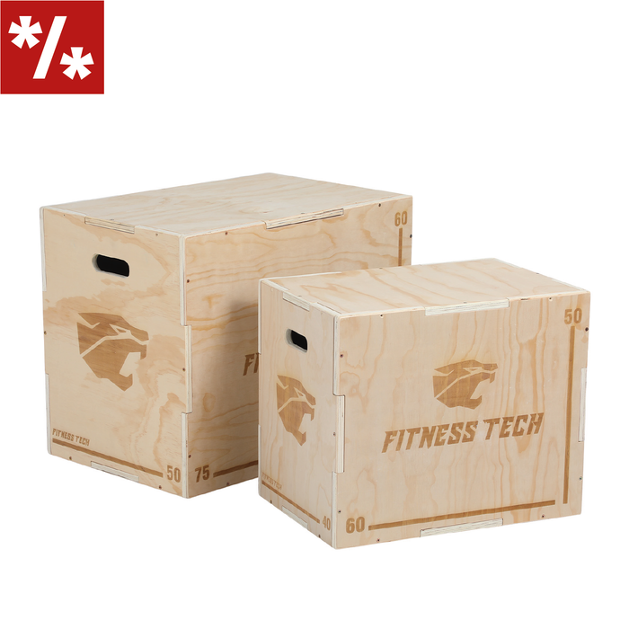 Boîte pliométrique en bois Jump Box 3 hauteurs